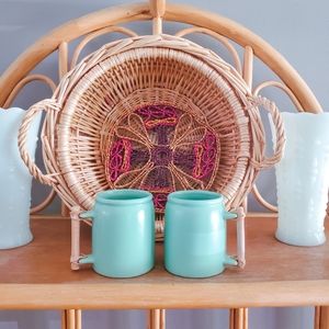 Teal mug set